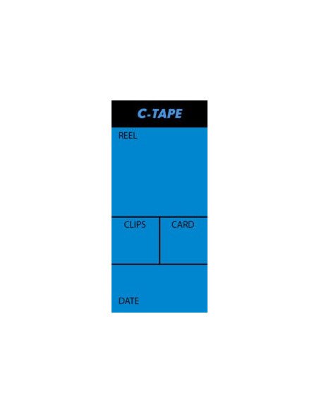 C-Tape25mm x 15m - 250 Labels - White