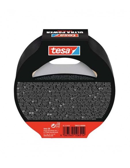 TESA Ultra Power Extreme Black Tape - 50mm X 25m