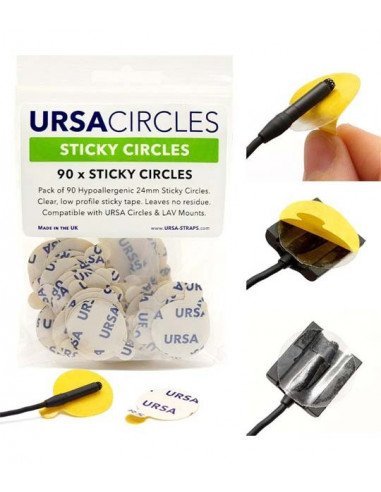 Sticky Circles - Círculos Hipoalergénicos Precortados 90 Ud. 24mm URSA