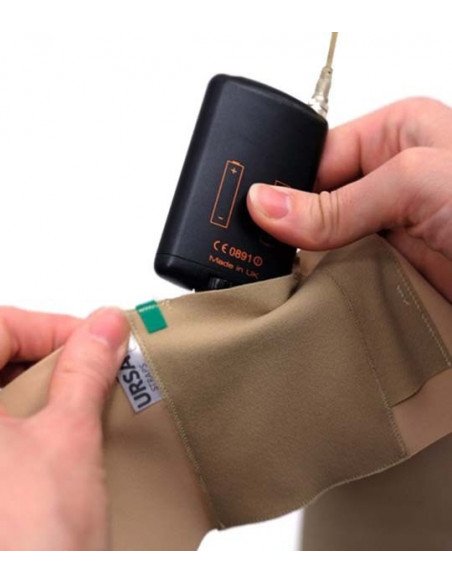 Correa Cintura URSA color Beige Grande Con Bolsillo