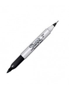 SHARPIE Permanent Twin Tip Marker, in black