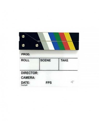 CINETOOLS Small Coloured Clapperboard