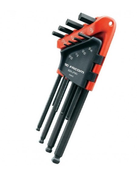 Set llaves Allen Americano Largas FACOM 83SHJP8AU