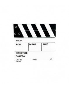 Claqueta Nano CINETOOLS - Resina Paralelo B/N