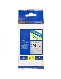 Cartucho BROTHER TZe-M951 Negro sobre Plata - 24mm x 5m