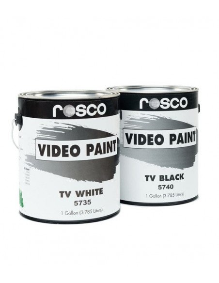 Pintura "TV Black" 1 Galón (3,8 Li) ROSCO