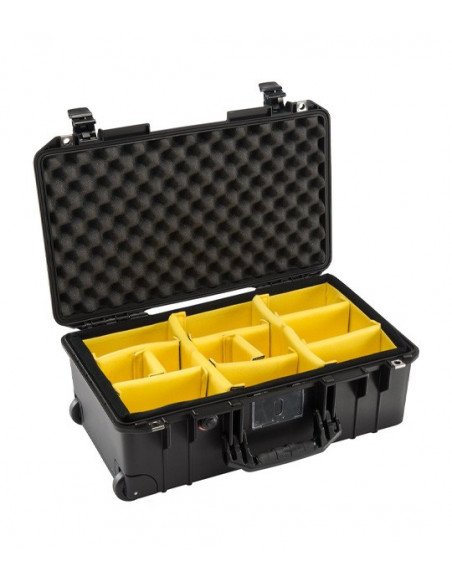 Maleta PELI 1535 AIR con Divisores Acolchados  - Negro