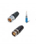 BNC Coaxial Cable HD/SDI Male-Female 0,8/3,7 - 1m
