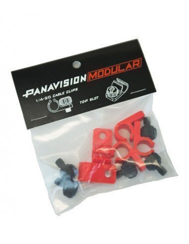 Cable Clips Red PANAVISION