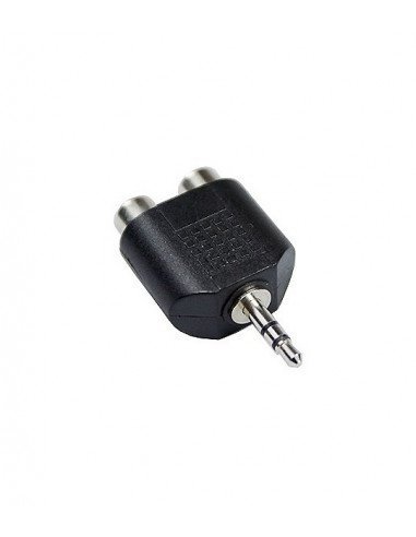 Audio Jack-Minijack Adapter (1 male Minijack - 2 female MiniJack)