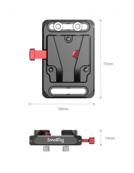 SMALLRIG 2987 Mini V Mount Battery Plate