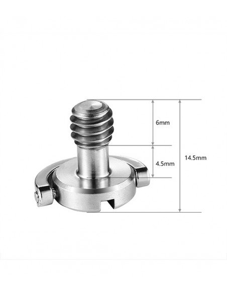 Tornillo de Cámara SMALLRIG 838 1/4 con D-Ring
