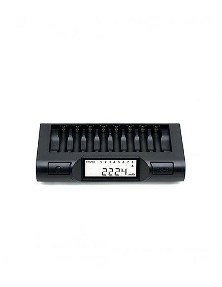 Cargador POWEREX Turbo de 8 Pilas AA/AAA