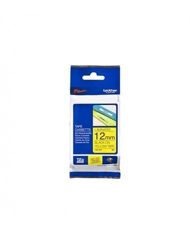 Cartucho BROTHER TZEFX231 Flexible Negro sobre Amarillo - 12mm x 8m