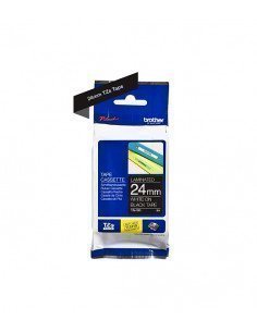 Cartucho BROTHER TZe-355 Blanco sobre Negro - 24mm x 8m