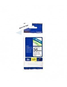 Cartucho BROTHER TZe-261 Negro sobre Blanco - 36mm x 8m