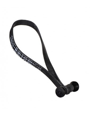 Bongo Ties Negro con Madera Negra