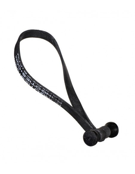 Bongo Ties Negro con Madera Negra