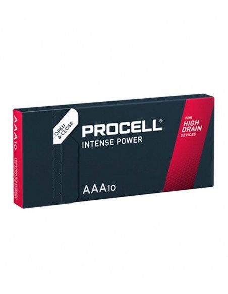 Pila Alcalina AAA PROCELL INTENSE LR03 - Pack de 10 ud.