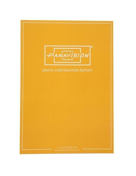 PANAVISION Digital Camera Reports - Continuation Sheets