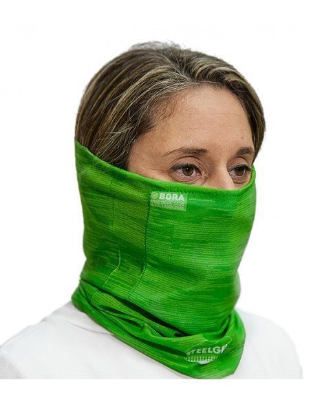 Neck gaiter with filter mask M150 approved