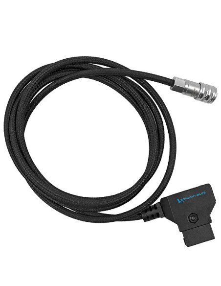 KONDOR BLUE Power Cable for Blackmagic Pocket Cinema Camera 4K D-Tap 48" - Black