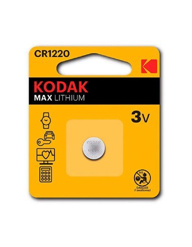 Pila de litio 3V CR1220 KODAK