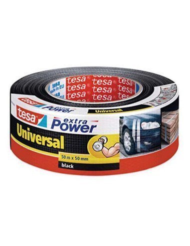 TESA 56389 Black EXTRA POWER  Duct Tape  - 50mm x 50m
