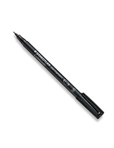 Rotulador STAEDTLER Permanente Lumocolor S negro