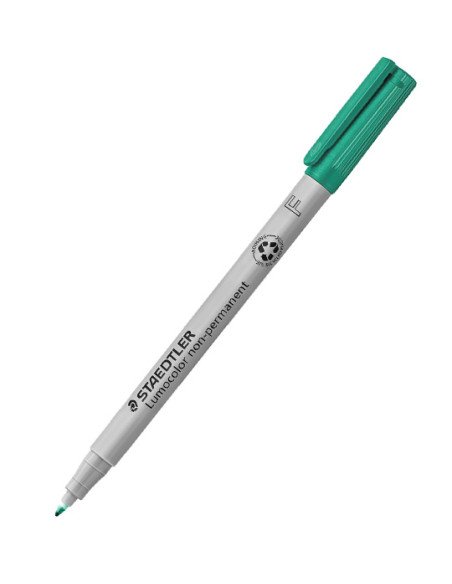 Rotulador STAEDTLER No Permanente Lumocolor F verde
