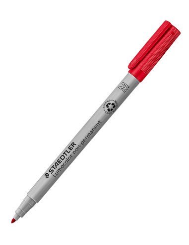 Rotulador STAEDTLER  No Permanente Lumocolor M Rojo