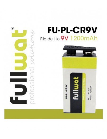 Pila de Litio 9V FULLWAT LR22