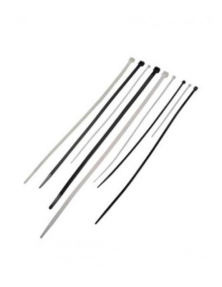 PRECYGRAP Black Nylon Ties - 100 pack