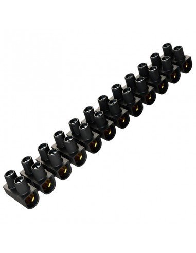 Clema Regleta 1,5 Negra - 2,5mm²
