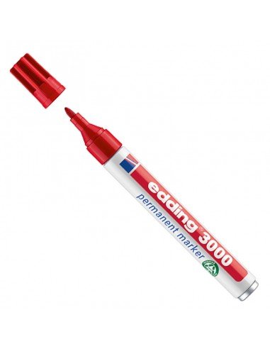 EDDING 3000 Round Tip Marker red