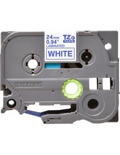 Cartucho BROTHER TZe-253 Azul sobre Blanco - 24mm x 8m 2