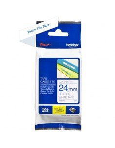 Cartucho BROTHER TZe-253 Azul sobre Blanco - 24mm x 8m