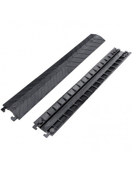 Pasacables Triton Blue CB1 – 1 Canal, 914 mm, Negro