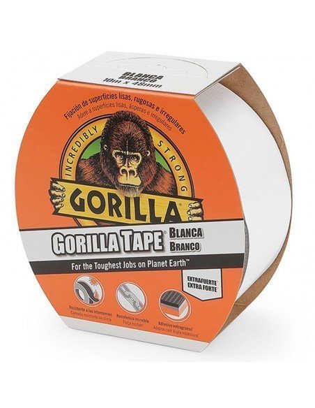 Cinta Americana GORILLA TAPE Blanca