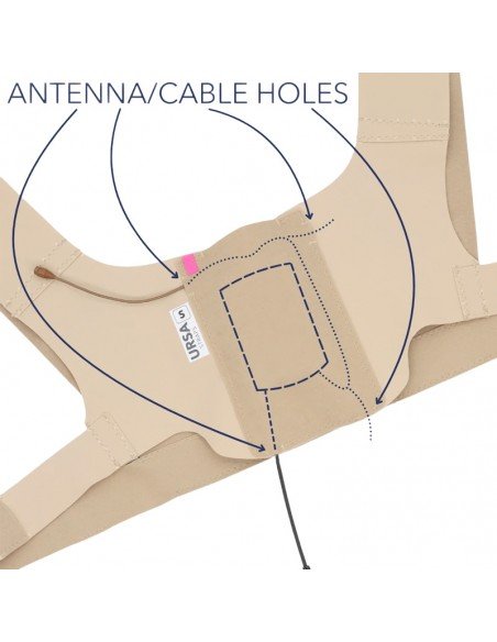 Correa de Pecho sin Velcro URSA Beige