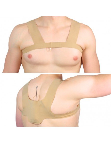 Correa de Pecho sin Velcro URSA Beige