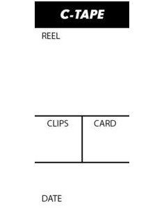 C-Tape Pocket Labels 25mm x... 2