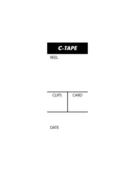 Cinta Pocket Etiquetas C-Tape 25mm x 5m - 250 Uds.