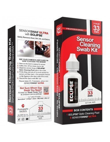 Kit de Limpieza PHOTOSOL Sensor Swab en Seco 33mm - Tipo 4