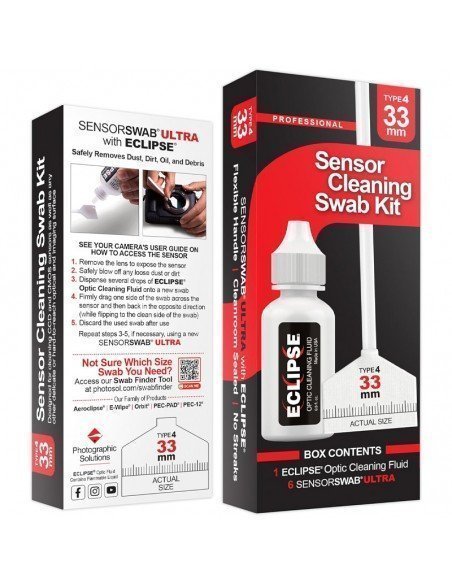 Kit de Limpieza PHOTOSOL Sensor Swab en Seco 33mm - Tipo 4