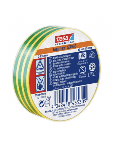TESA 53988 Insulating Tape - 19mm x...