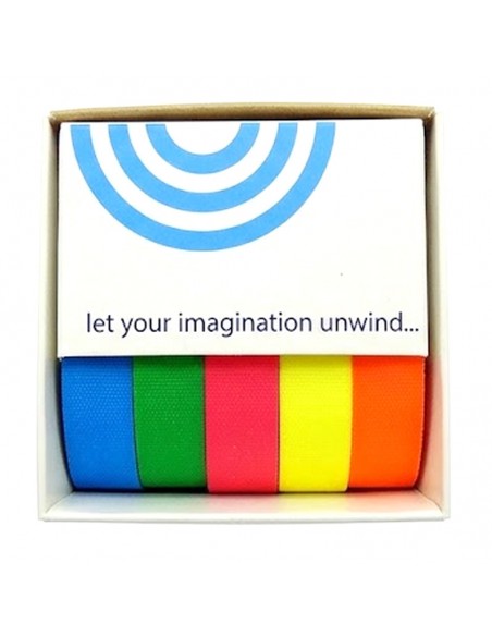 Pack de Cinta de Cámara Fluorescente Pocket CRE8 5 Colores - 12mm x 5m