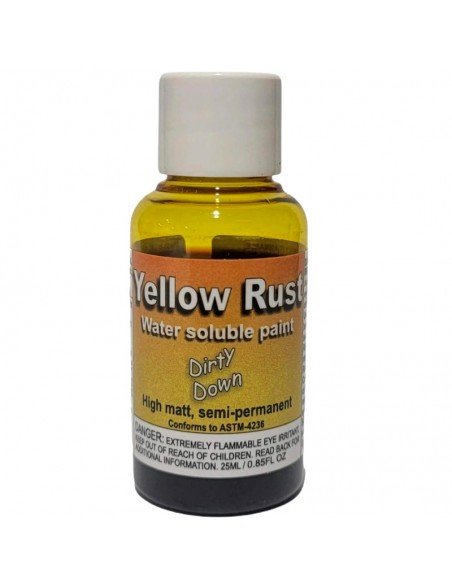 Pintura Líquida Soluble DIRTY DOWN 25ml - Efecto Óxido Amarillo
