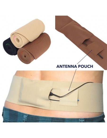 Correa Cintura URSA Beige Pequeña - Con Bolsillo Lateral